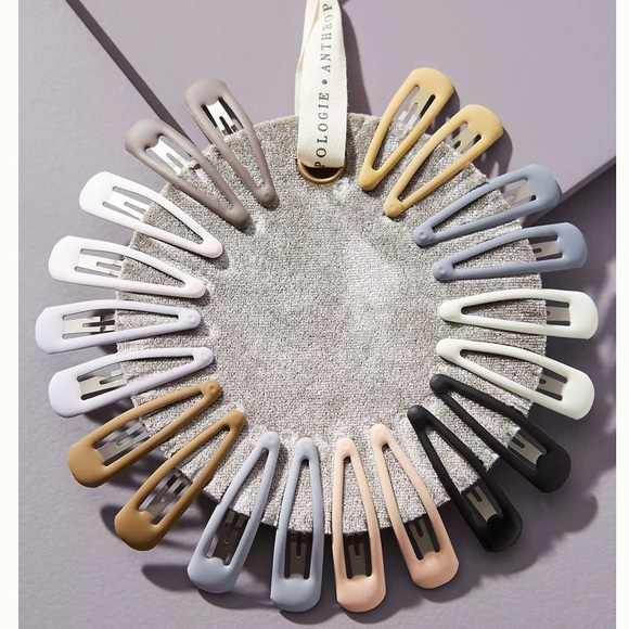 Anthropologie Rainbow Hair Clip Set - Picture 6 of 7